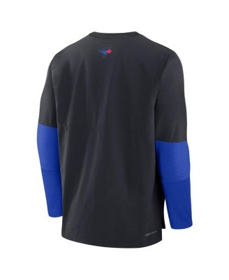 Мужская черная футболка с длинным рукавом Toronto Blue Jays Authentic Collection City Connect от Nike, легкая футболка для игроков Tri-Blend Performance