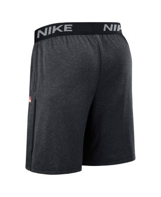 Men's Black Texas Rangers Authentic Collection City Connect Performance Knit Shorts