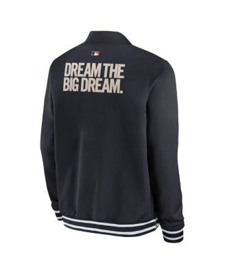 Men's Black Texas Rangers Authentic Collection City Connect Full-Zip Bomber Jacket