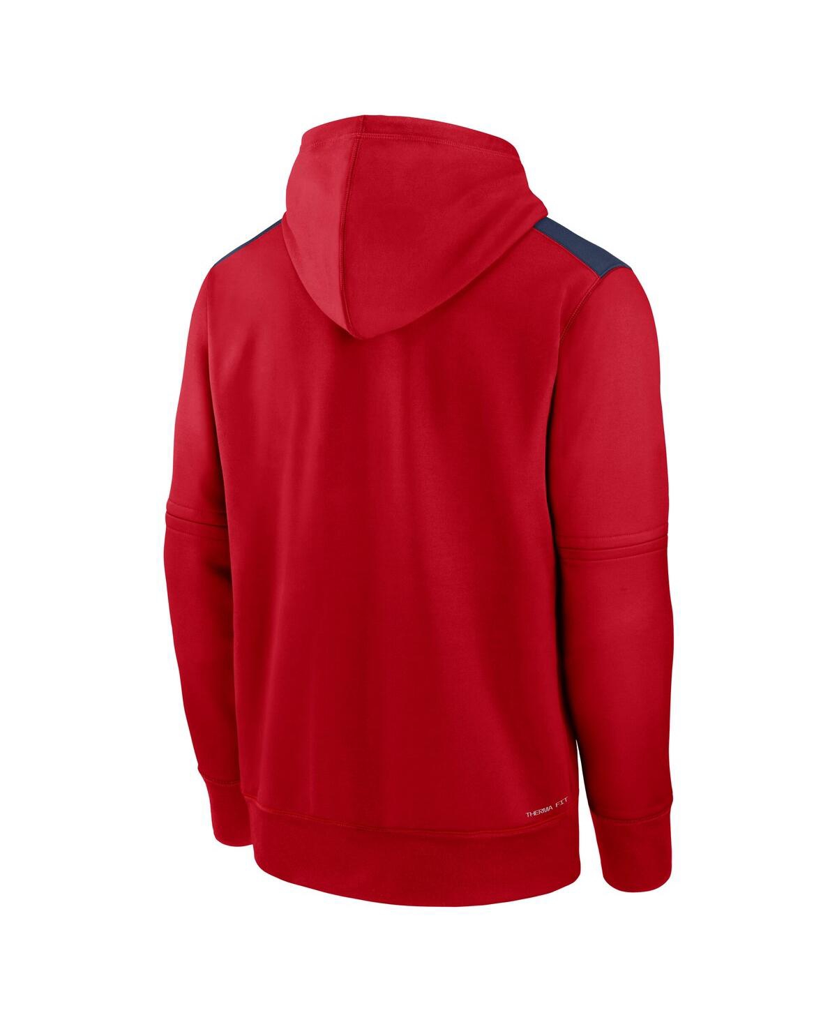 Nike Men's Red St. Louis Cardinals Authentic Collection City Connect Therma Pullover Hoodie