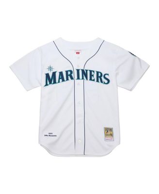 Мужская футболка Mitchell & Ness Felix Hernandez белого цвета из коллекции Seattle Mariners Cooperstown, выполненная в аутентичном стиле.
