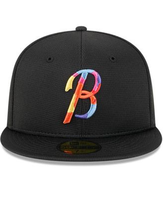 Мужская черная бейсболка New Era Baltimore Orioles City Connect для тренировок по бейсболке 59-го размера, приталенная шляпа