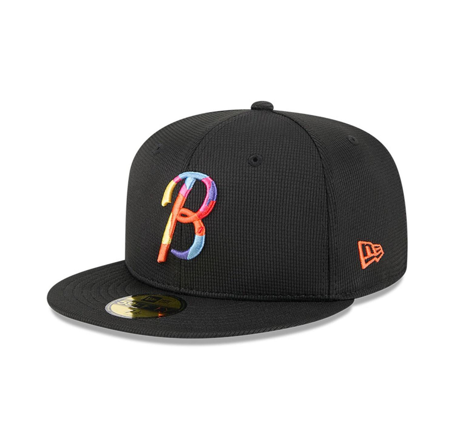 Men's Black Baltimore Orioles City Connect Batting Practice 59FIFTY Fitted Hat