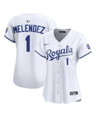 Nike - Women's MJ Melendez White Kansas City Royals Home Limited Jersey