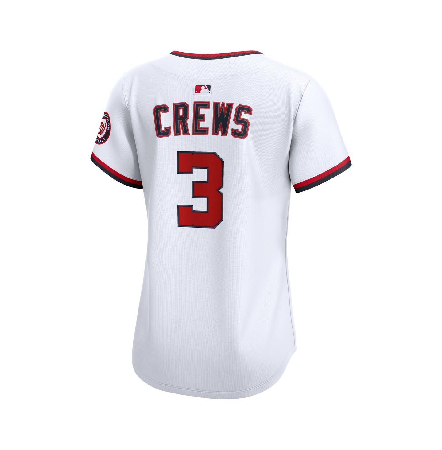Женский топ Nike Dylan Crews White Washington Nationals Home Limited Player Jersey — фото 3