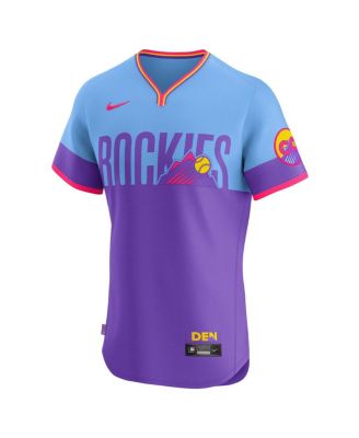 Мужская фиолетовая майка Nike Colorado Rockies 2025 City Connect Elite от Nike
