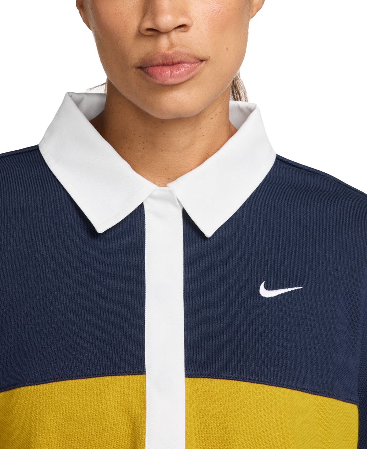 Nike Street Oversized Polo Top In Multi