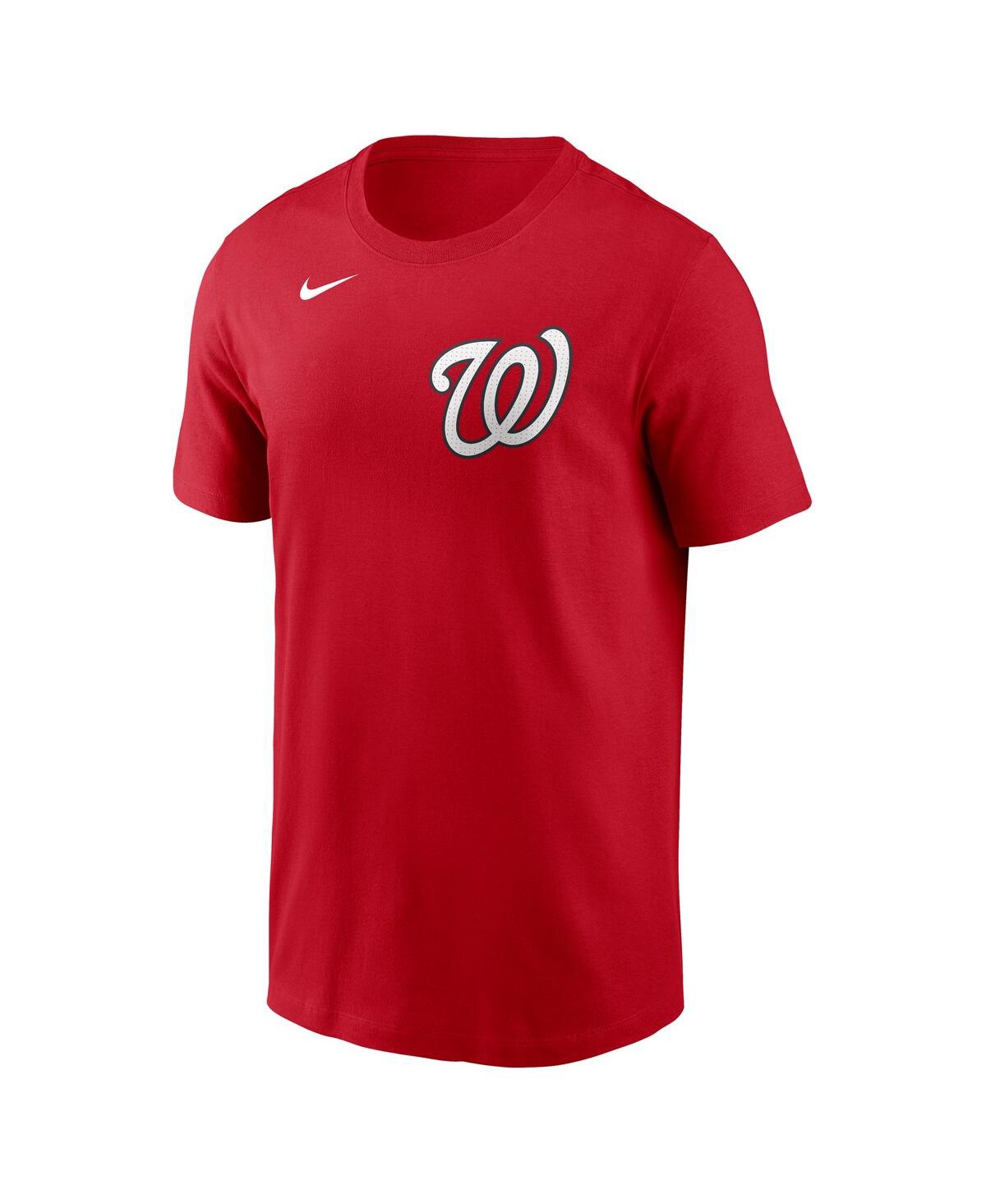 Nike Men's Dylan Crews Red Washington Nationals Fuse Name Number T-shirt In Red