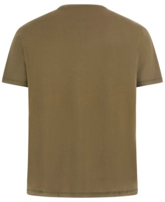 Мужская футболка GUESS с коротким рукавом и круглым вырезом в японском стиле с волнистым рисунком GUESS