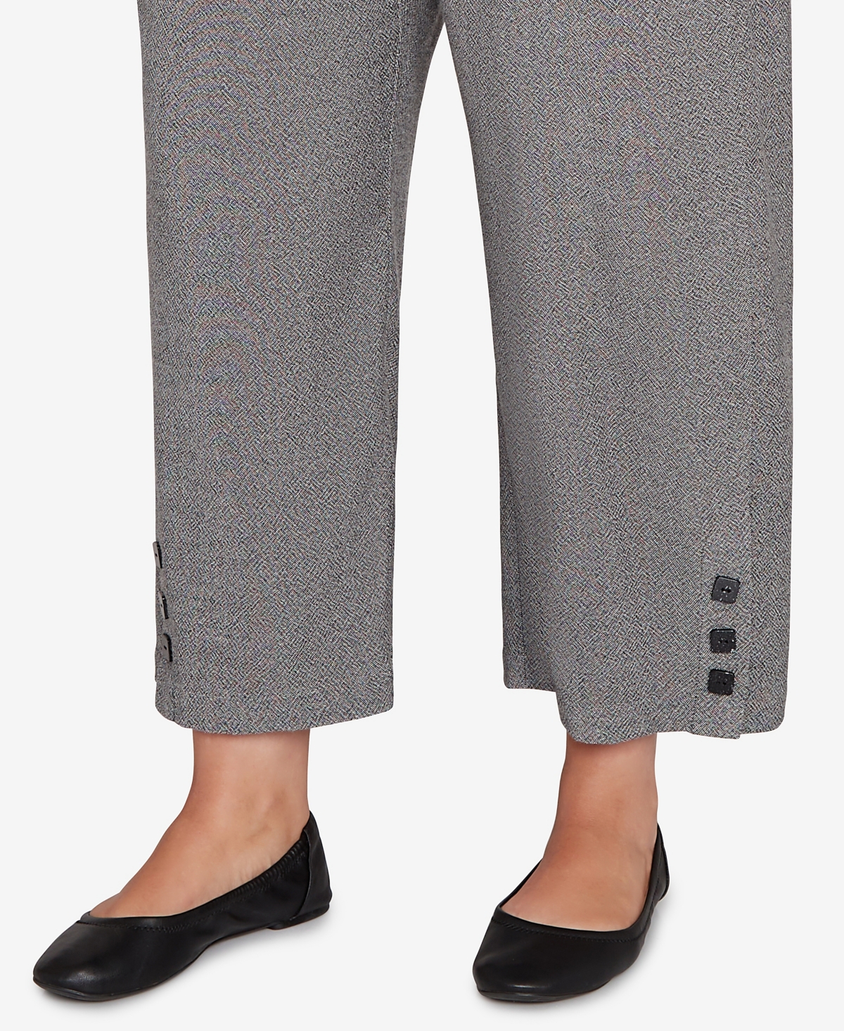 Alfred Dunner Plus Size Elastic Ankle Pant