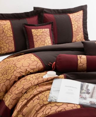 Sibyl Jacquard 7-Pc. Comforter Set, King