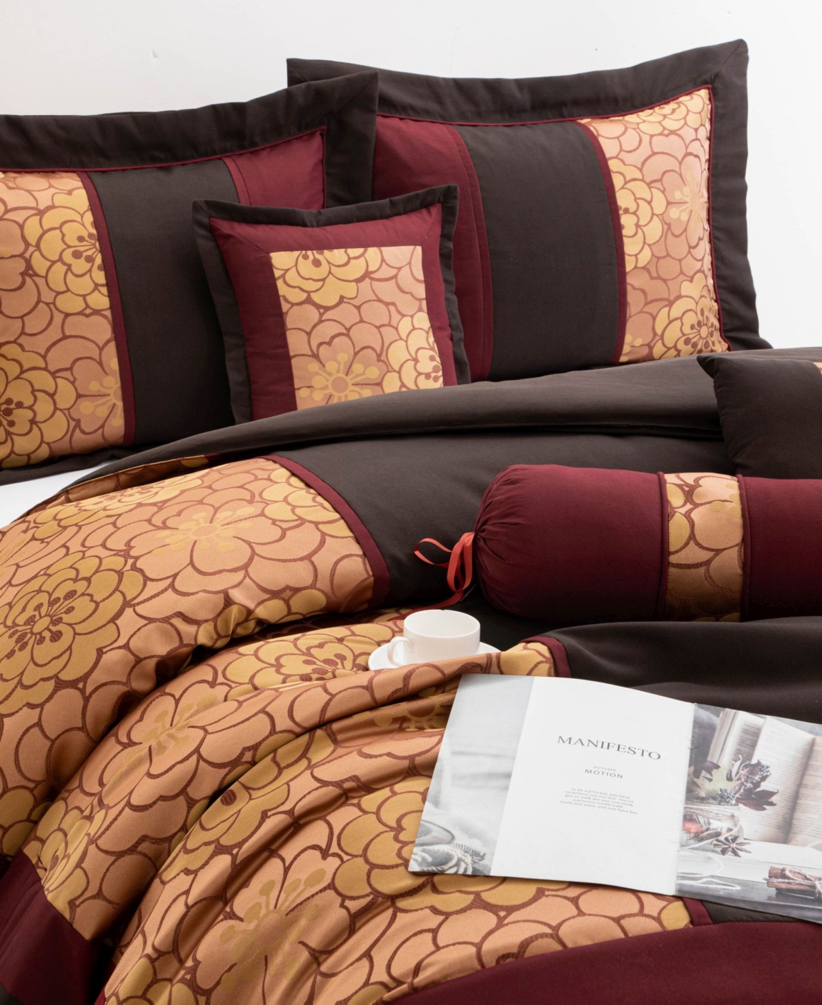 Shop Stratford Park Sibyl Jacquard 7-pc. Comforter Set, King