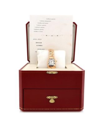 Бывшие в употреблении кварцевые часы Cartier La Dona de Cartier из розового золота 22 мм