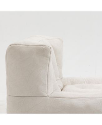 Bean Bag and Ottoman Set for Adults and Kids