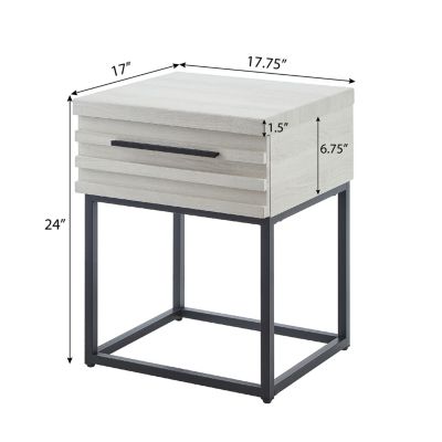 Celestial Contemporary Storage End table
