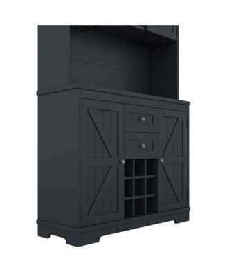 Farmhouse Coffee and Wine Bar Cabinet