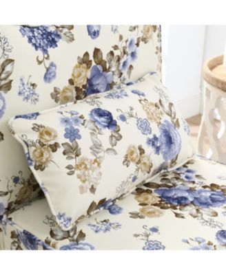 Flannel Dining Chair with Cushion and Pillow