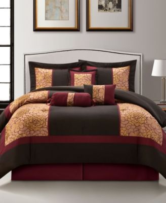 Sibyl Jacquard 7-Pc. Comforter Set, Queen