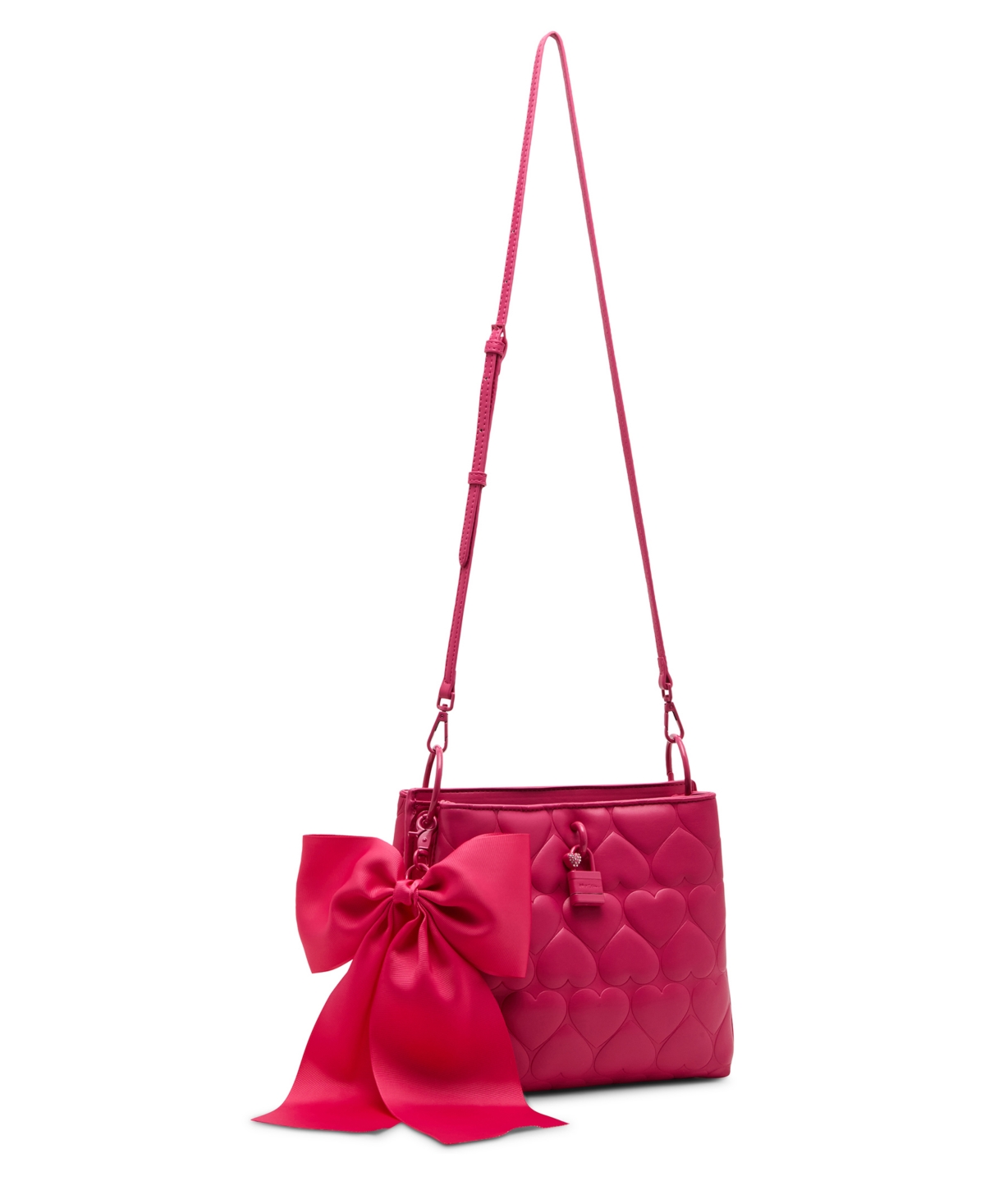 Betsey Johnson Always Heart-core Small Bucket Bag