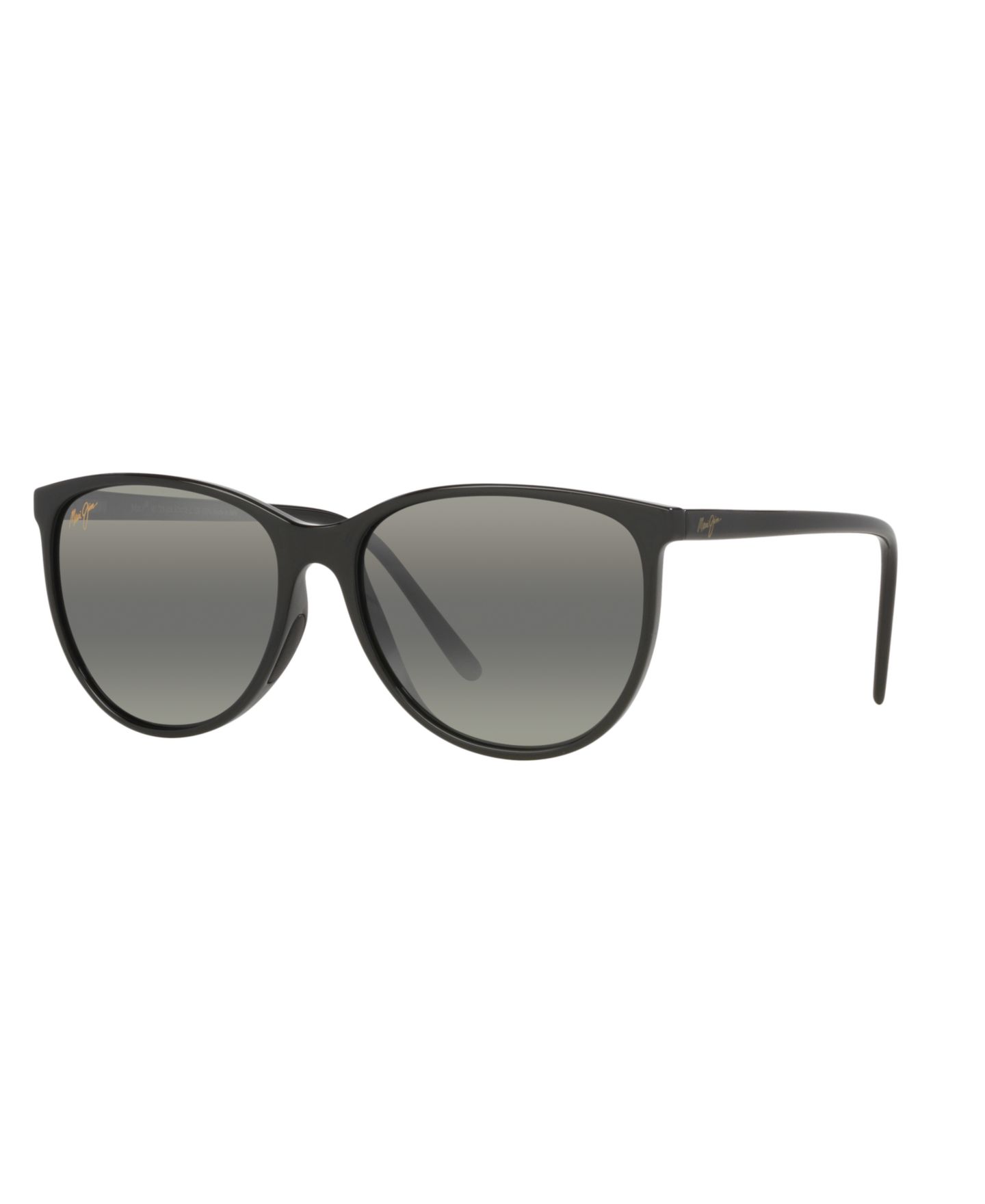 Женские солнцезащитные очки Maui Jim Ocean Polarized Sunglasses, MJ000781, цвет: Чёрный блестящий — фото 1