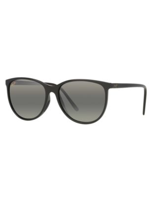 小物 Maui Jim MJ781-11MS Maui Jim Ah Dang! Sunglasses MJ781-11MS Gray Striped frames