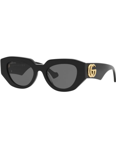 Женские солнцезащитные очки Gucci Sunglasses, GG1421S, цвет: Чёрный