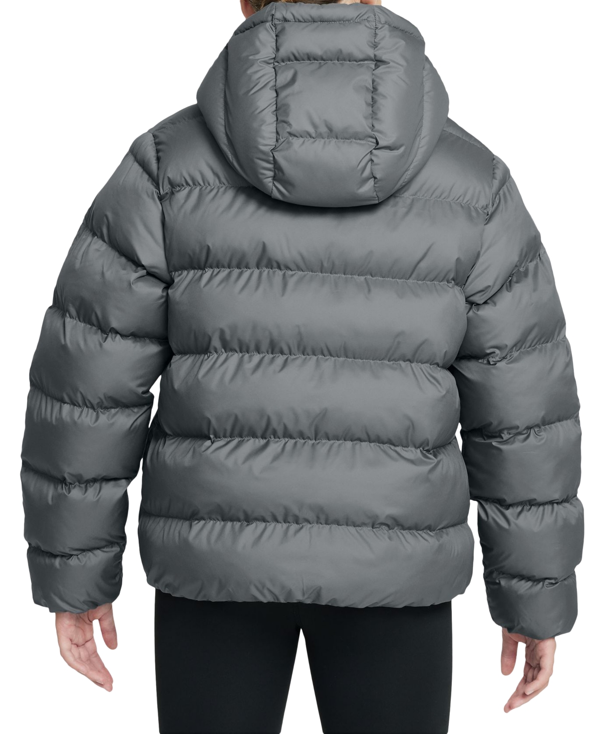 Nike Sportswear Big Boys All Day Play Therma-fit Puffer Jacket In Gray
