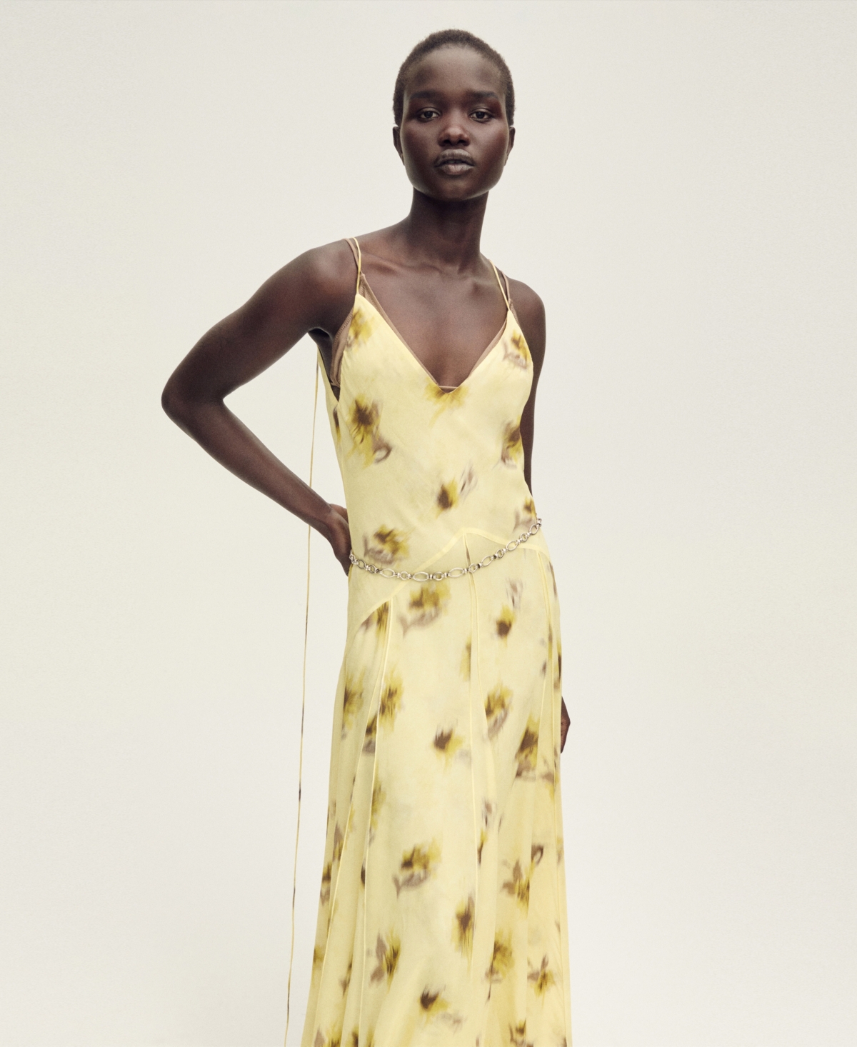 Shop Mango Women's Long Floral-print Dress