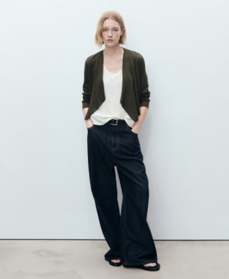 Women's Knitted Cropped Cardigan