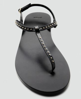 Women's Mini Studs Leather Sandals