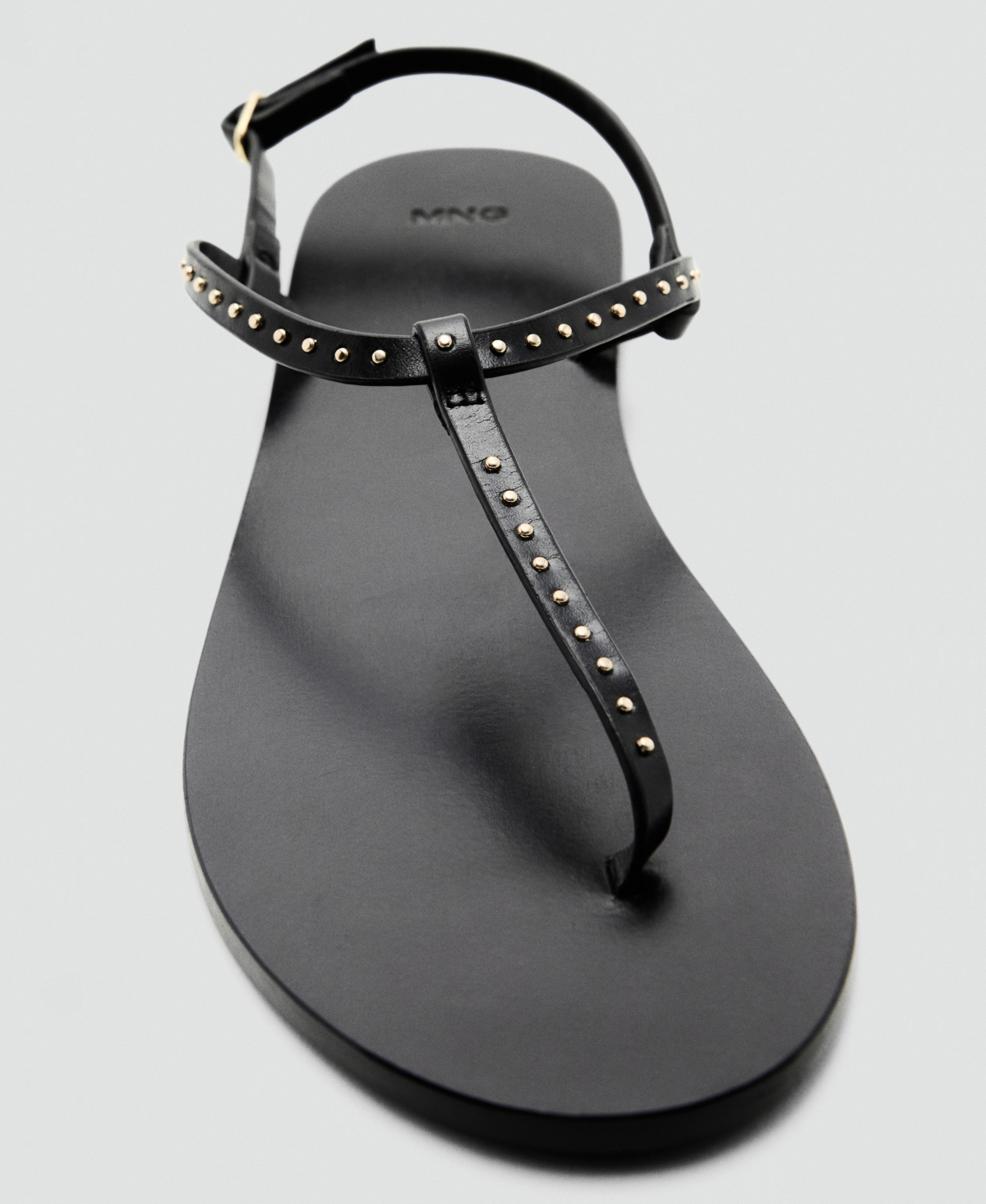 Mango Women's Mini Studs Leather Sandals