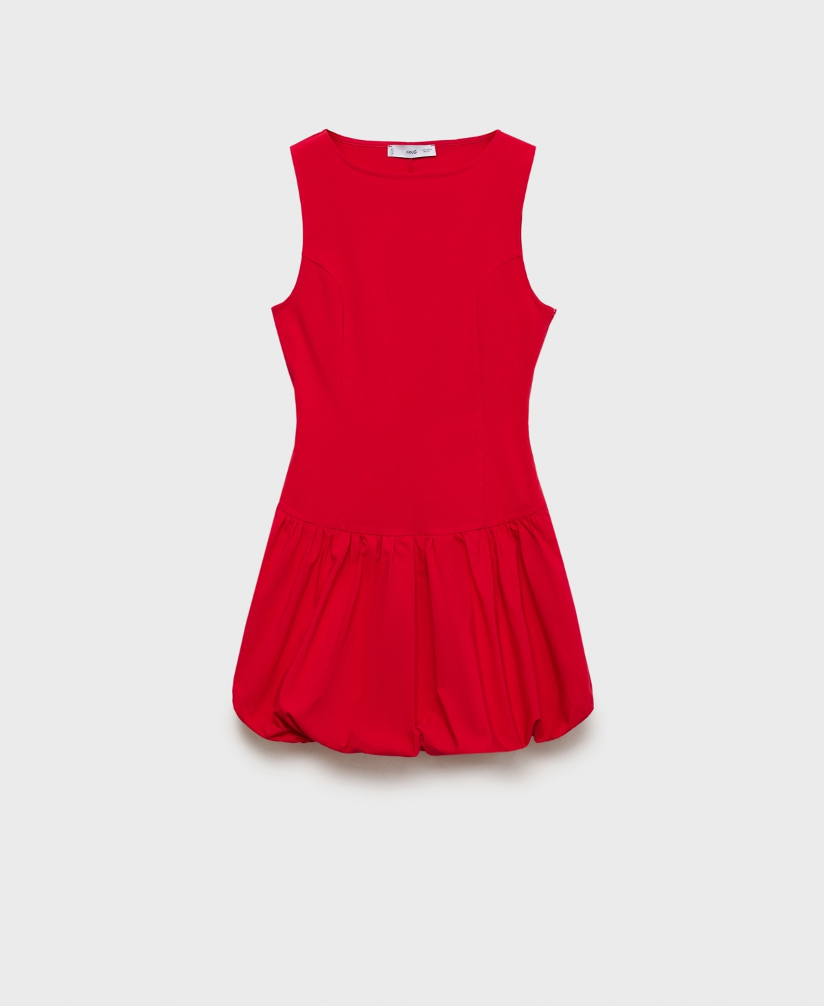 Shop Mango Women's Short Balloon-effect Dress