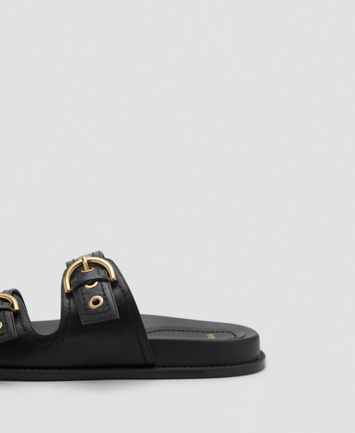 Mango Buckle Slide Sandal
