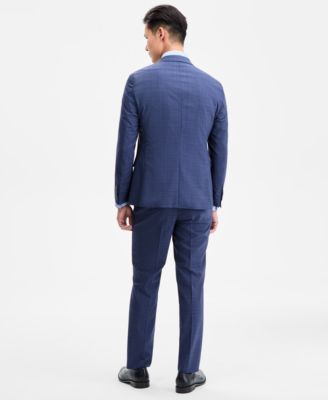 Men's Modern-Fit Plaid Suit Separates 