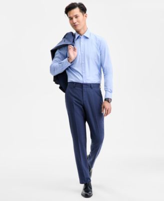 Hugo Boss - Men's Modern-Fit Plaid Suit Pants