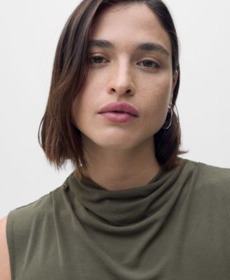 Women's Draped Modal Dress