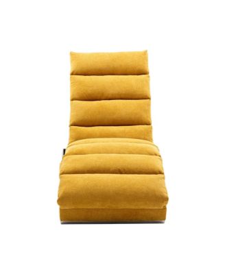  1 Pc.  Linen  Modern  Chaise Lounge Chair