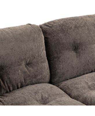 Streamdale L-Shaped Sectional Sofa Sleeper Couch - Gray