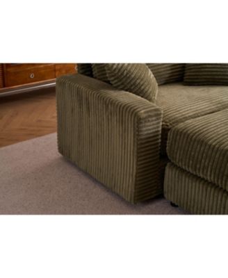 Streamdale Comfy Sleeper Chair with Ottoman