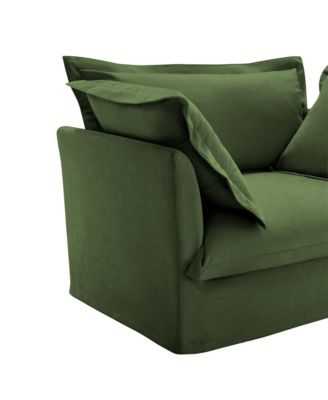 Streamdale Set of 2 Slipcovered Armchairs for Living and Workspace