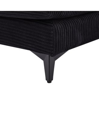 1 Count(85.8") Metal Cloud Comfort Sectional Sofa with Ottomans