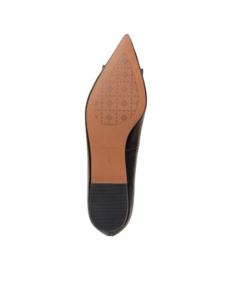 NOLENE | Resin Buckle Pointy Toe Flats