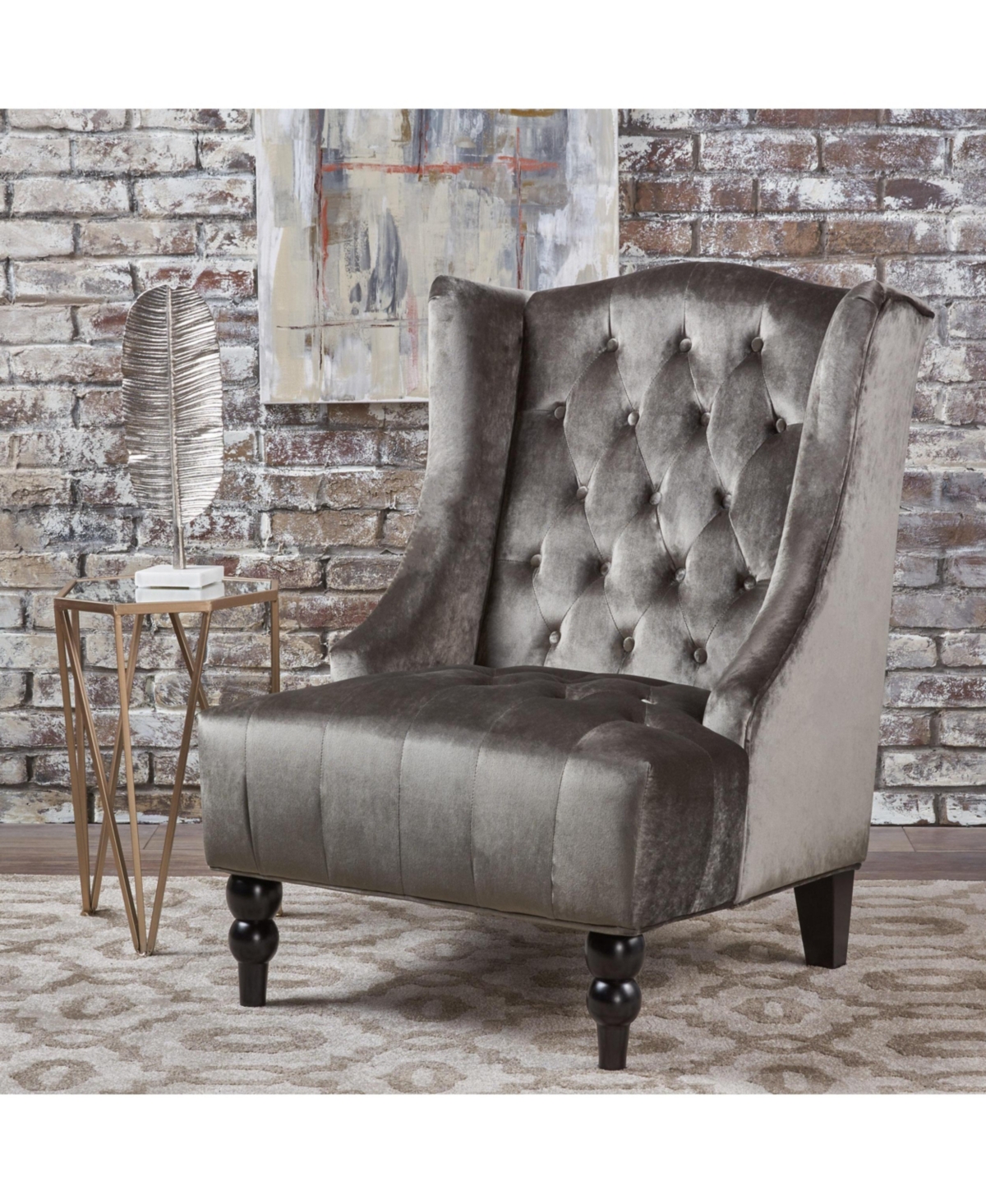 Streamdale Cozy Club Chair Button-Tufted Elegance for Comfort and Style