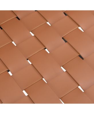 24" Classic PU Counter Stools (Set of 2), Rubberwood Frame