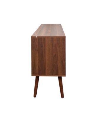 TV Stand Use in Living Room Furniture with 1 storage and 3 shelves Cabinet