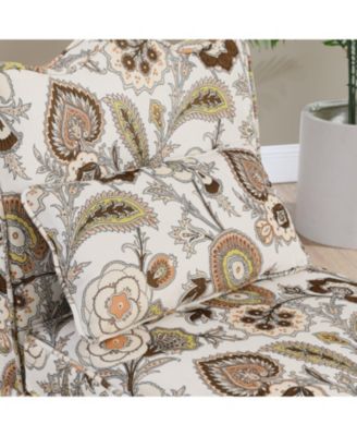 Soft Flannel Dining Chair with Pillow, Perfect for Living Room and Dining