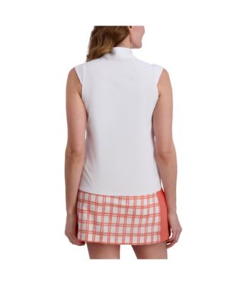 Women's MOCK NECK ZIP FRONT TOP