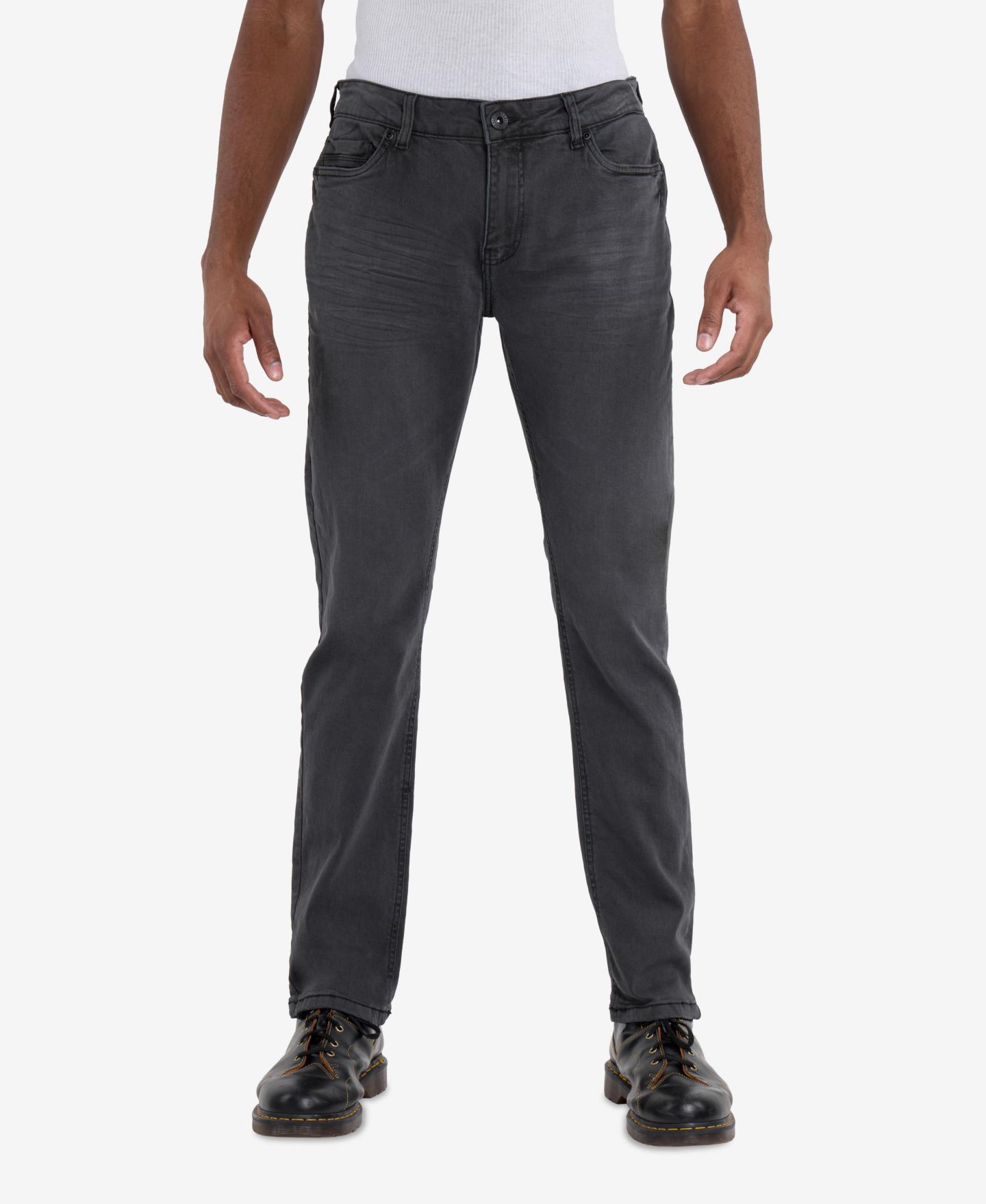 Мужские джинсы CULTURA Slim Fit Stretch, цвет: Тёмный серый — фото 1