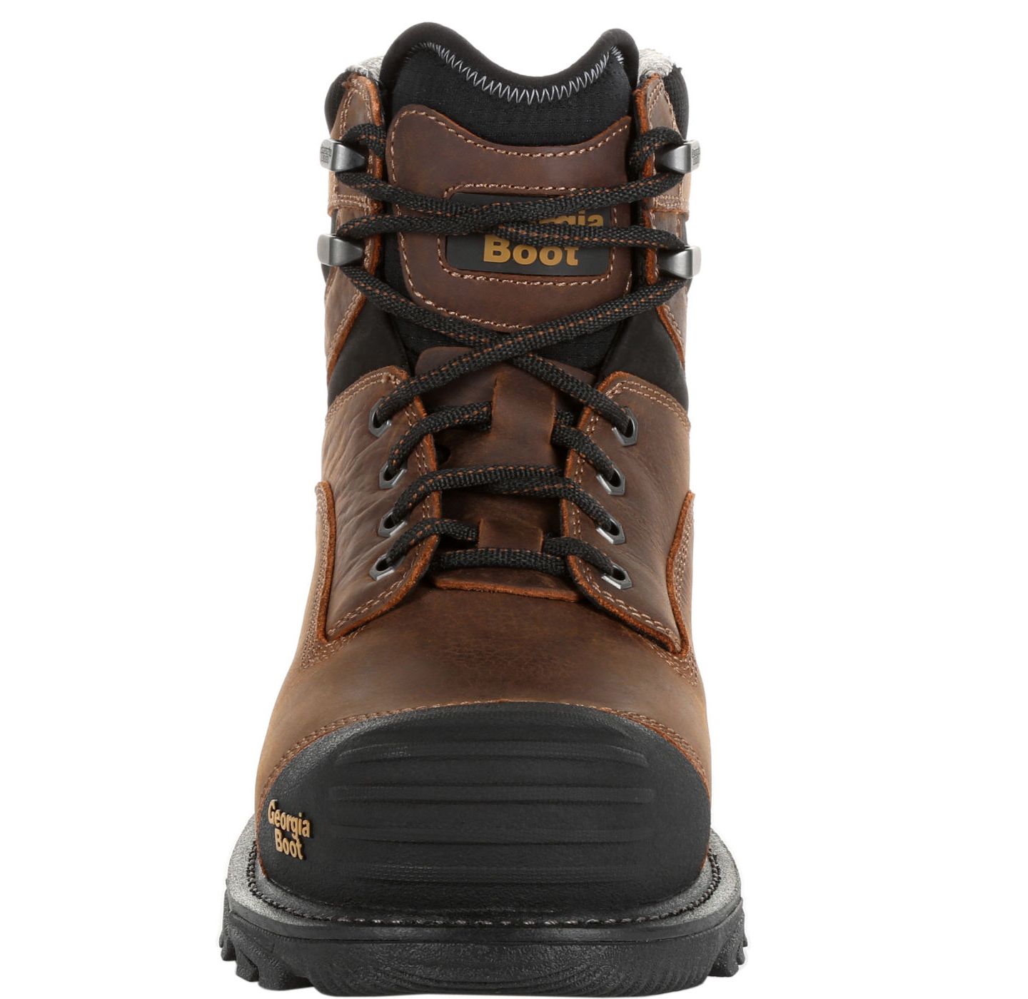 Мужские ботинки GEORGIA BOOT Rumbler Composite Toe Waterproof Work, цвет: Чёрный / Коричневый — фото 3