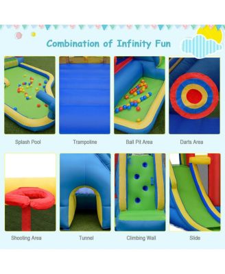 Inflatable Kid Bounce House Castle with Blower